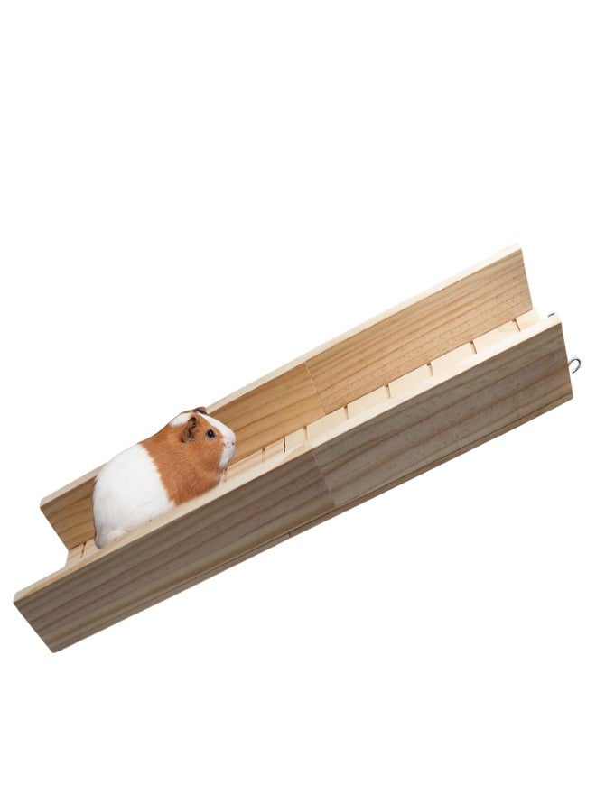 MHLLGN Wooden Guinea Pig Ramp for Cage, Hamster Ladder Toys, Bridge Cage Accessories for Guinea Pig, Hamster, Rats, Chinchillas, Squirrels - Image 1